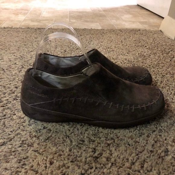Merrell Slip-On Wild Senna Shoes Womens 8.5 Used Brown Suede - Picture 1 of 12